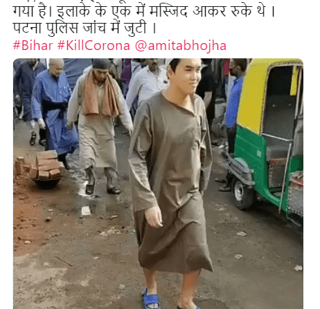 पटना की मस्जिद में ईरान, इटली और चीन के 50 नागरिकों के छिपे होने की बात अफ़वाह निकली